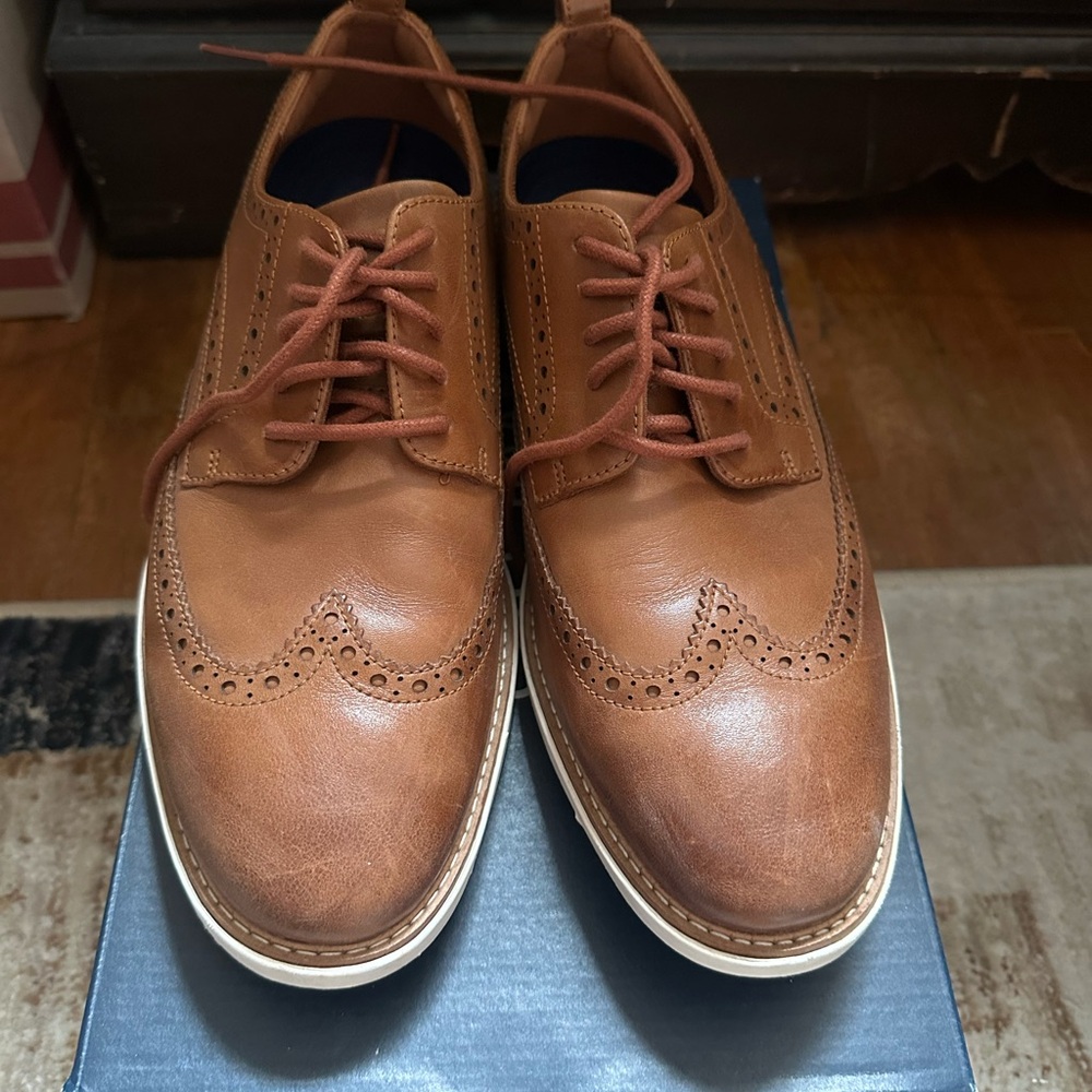 Cole Haan Men's GRANDEVOLUTON Shortwing Oxford Shoes - Size 9.5